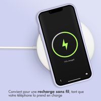 Accezz Coque Liquid Silicone Apple iPhone 11 - Violet