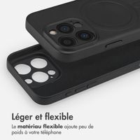 imoshion Coque Couleur avec MagSafe Apple iPhone 15 Pro - Noir