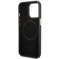 Guess Coque 4G Logo Monogram MagSafe Apple iPhone 14 Pro Max - Noir