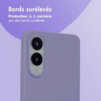 imoshion Coque Couleur Samsung Galaxy S25 Edge - Tropical Violet