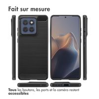 imoshion Coque Brushed Motorola Edge 60 Fusion - Noir
