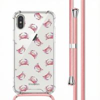 imoshion Coque Design avec cordon Apple iPhone X / Xs - Crab Watercolor
