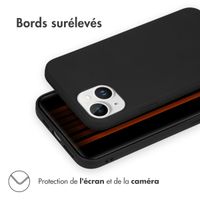 Accezz Coque Couleur Apple iPhone 15 Plus - Noir