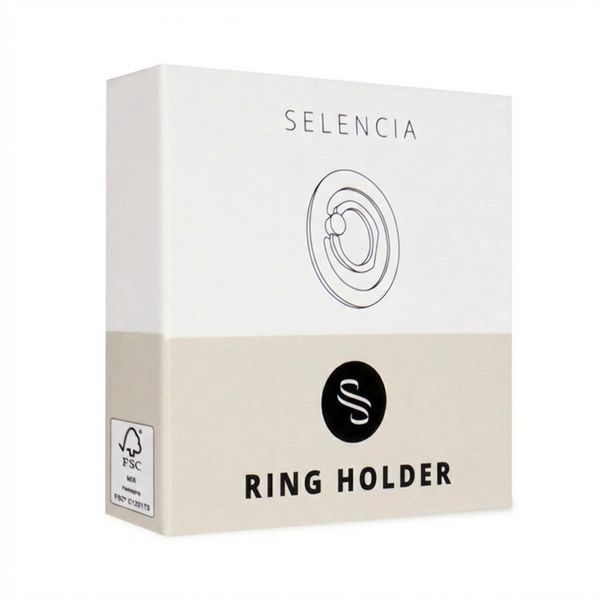Selencia Bague téléphone MagSafe - Noir