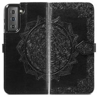 imoshion Etui de téléphone portefeuille Mandala Samsung Galaxy S22 - Noir