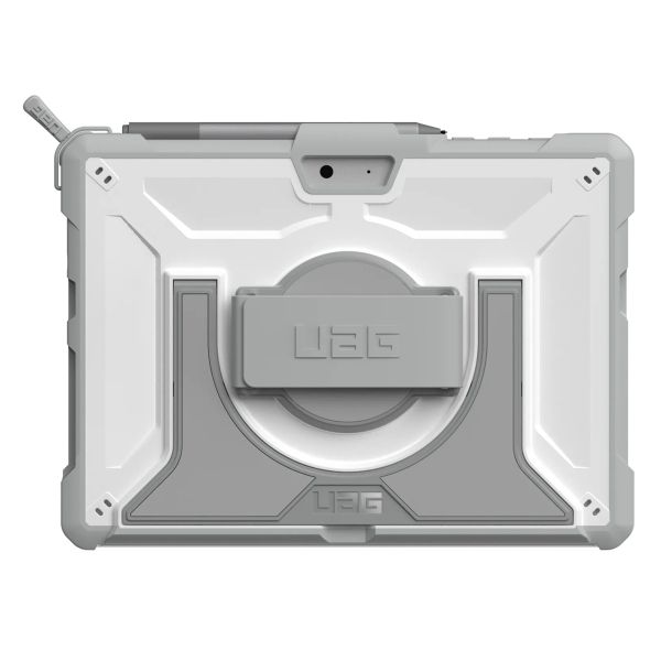 UAG Coque tablette Plasma Healthcare avec strap et bandoulière Microsoft Surface Go / Go 2 / Go 3 / Go 4 - Blanc / Gris