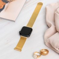 imoshion Bracelet magnétique milanais Apple Watch Series 1 - 11 / SE / Ultra (44/45/46/49 mm) - Taille M - Doré