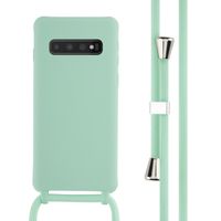 imoshion Coque en silicone avec cordon Samsung Galaxy S10 - Vert menthe