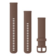 Garmin Bracelet silicone  - Connexion Garmin 20 mm - Cocoa