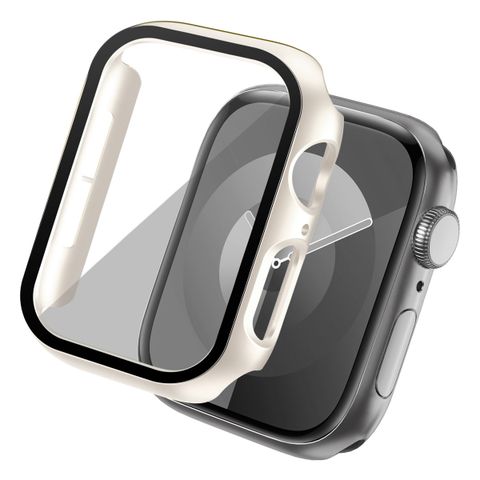 imoshion Coque rigide à couverture complète Apple Watch 4 / 5 / 6 / SE - 40 mm - Lumière stellaire