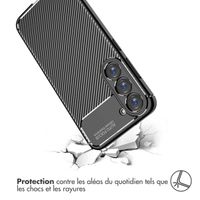 imoshion Coque silicone Carbon Samsung Galaxy S23 Plus - Noir