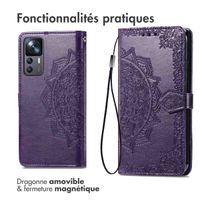 imoshion Etui de téléphone portefeuille Mandala Xiaomi 12T (Pro) - Violet