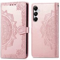 imoshion Etui de téléphone portefeuille Mandala Samsung Galaxy A55 - Rose Dorée