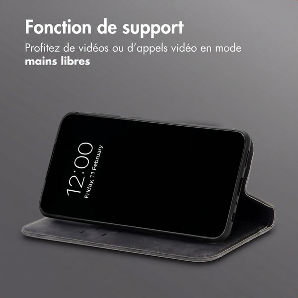 imoshion Étui de téléphone portefeuille Slim Xiaomi 17 Ultra - Noir