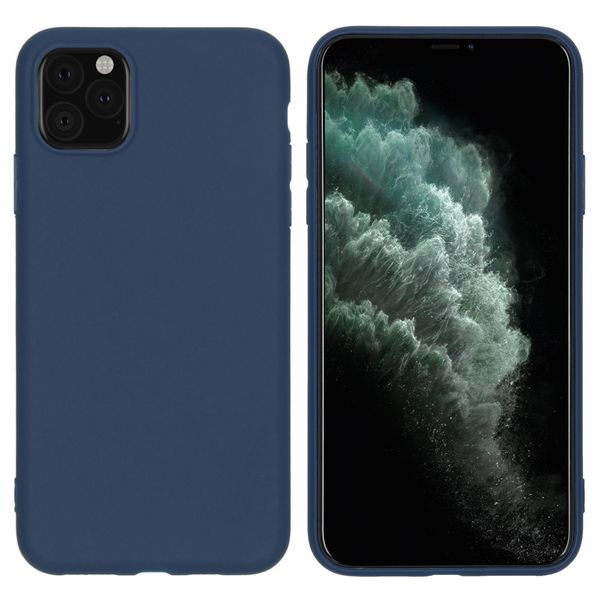 imoshion Coque Couleur iPhone 11 Pro Max - Bleu foncé