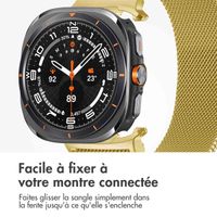 imoshion Bracelet magnétique milanais Samsung Galaxy Watch Ultra (2024/2025) - Doré