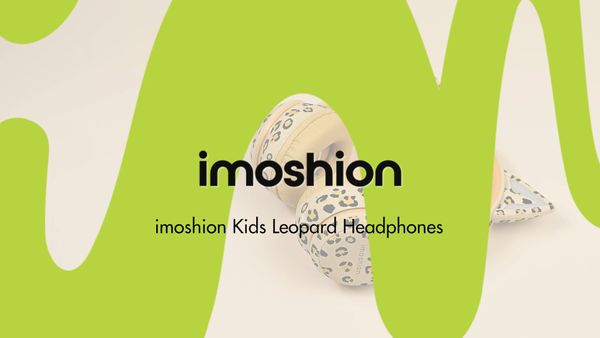 imoshion Casque sans fil pour enfants LED Light Cat Ear - Avec câble AUX - Noir