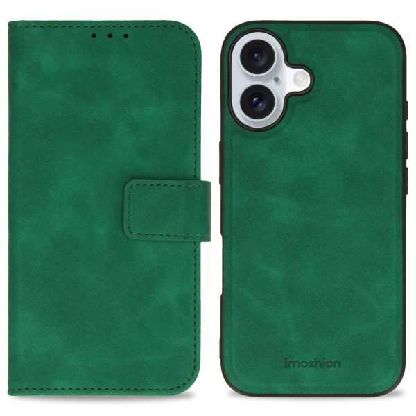 imoshion Etui de téléphone de luxe 2-en-1 amovible iPhone 16 - Vert foncé