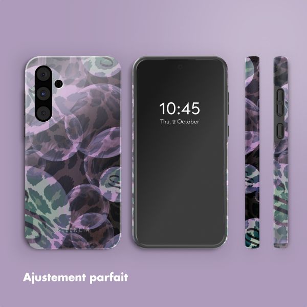 Selencia Coque arrière Vivid Tough Samsung Galaxy A55 - Leo Bubble Green