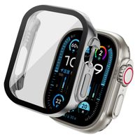 imoshion Coque rigide brillante à couverture complète Apple Watch Ultra / Ultra 2 / Ultra 3 - 49 mm - Argent