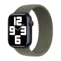 Apple Bracelet Solo tressé Apple Watch | 44/45/46/49 mm - Taille 5 - Olive
