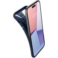 Spigen Coque Liquid Air iPhone 15 - Navy Blue