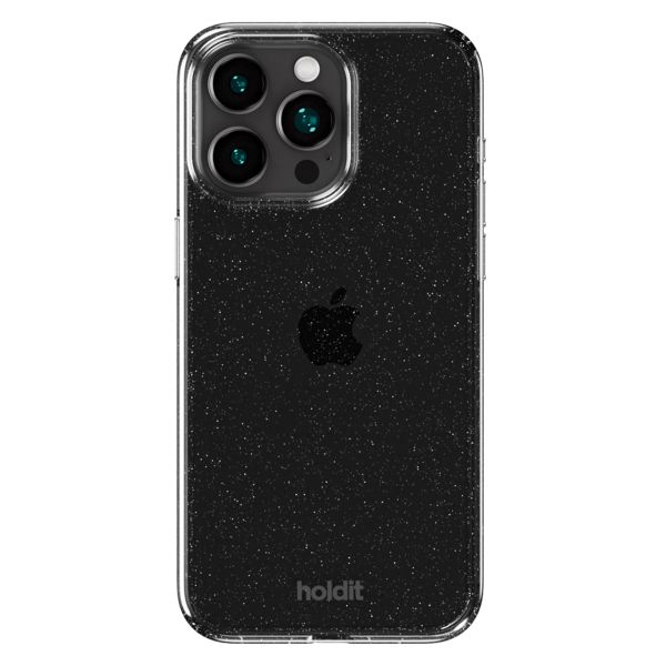 Holdit Coque Pailletée Apple iPhone 15 Pro - Noir