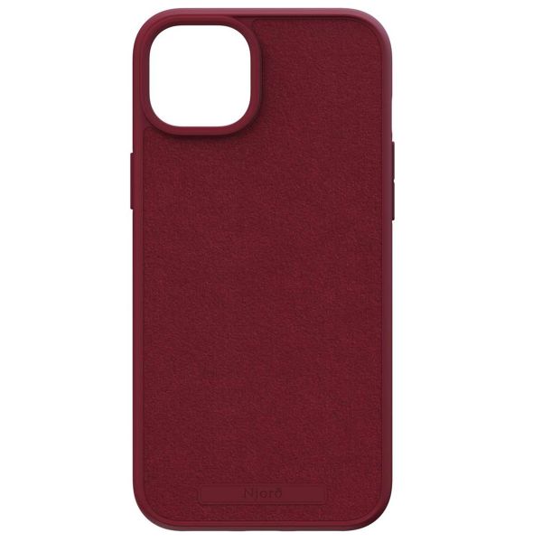 Njorð Collections Coque daim Comfort+ MagSafe iPhone 15 Plus - Red