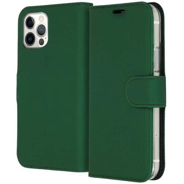 Accezz Étui de téléphone Wallet iPhone 12 (Pro) - Vert