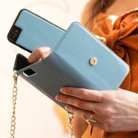 Selencia Pochette amovible en cuir végétalien Eny iPhone 11 - Bleu