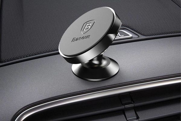 Baseus Magnetic Car Mount iPhone 12 - Support de téléphone pour voiture - Tableau de bord - Magnétique - Noir