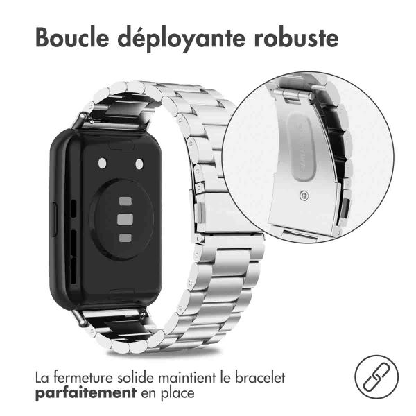 imoshion Bracelet en acier Huawei Watch Fit 2 - Argent