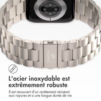 imoshion Bracelet en acier Apple Watch Series 1 á 10 / SE / Ultra (2) (44/45/46/49 mm) - Starlight