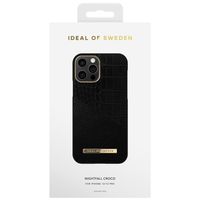 iDeal of Sweden Coque Atelier Apple iPhone 12 (Pro) - Nightfall Croco