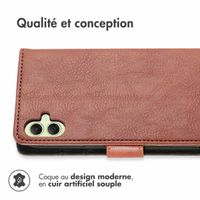 imoshion Étui de télephone portefeuille Samsung Galaxy A05s - Marron