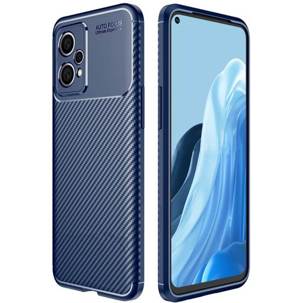 imoshion Coque silicone Carbon Realme 9 Pro - Bleu