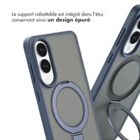 Accezz Coque Ring Stand avec MagSafe Samsung Galaxy S25 Edge - Blauw