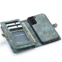 CaseMe Etui de téléphone de luxe en cuir deux en un Samsung Galaxy S22 - Vert