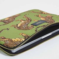 Wouf Daily Pochette ordinateur 13-14 pouces - Olive Leopard