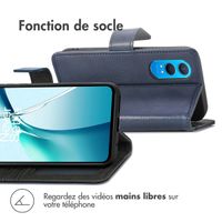 imoshion Étui de télephone portefeuille OnePlus Nord CE 4 Lite 5G - Bleu foncé