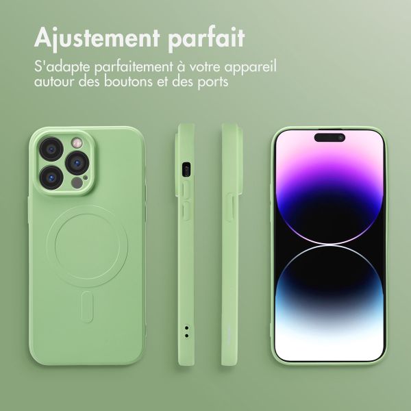 imoshion Coque Couleur avec MagSafe iPhone 14 Pro Max - Vert