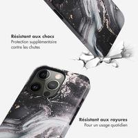 Selencia Coque arrière Vivid Apple iPhone 13 Pro - Chic Marble Black