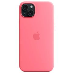 Apple Coque en silicone MagSafe iPhone 15 Plus - Rose