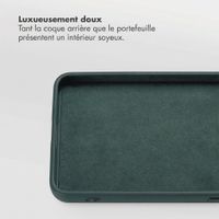 Selencia Étui portefeuille amovible Olyn avec MagSafe Samsung Galaxy S26 Plus - Vert