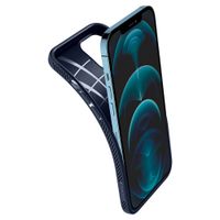 Spigen Coque Liquid Air iPhone 12 Pro Max - Bleu foncé