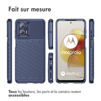 imoshion Coque Arrière Thunder Motorola Moto G73 - Bleu foncé