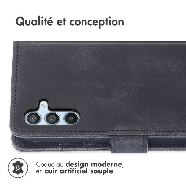 imoshion Etui de téléphone portefeuille avec cordon Samsung Galaxy A56 - Noir