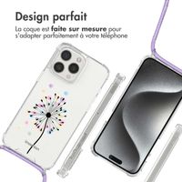 imoshion Coque Design avec cordon iPhone 15 Pro Max - Sandstone Dandelion