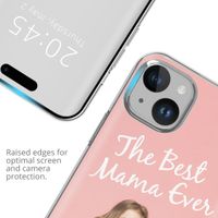 Concevez votre propre coque transparente Apple iPhone 15 Plus - Transparent