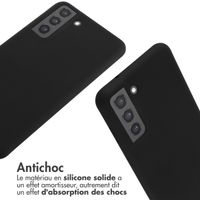 imoshion ﻿Coque en silicone avec cordon Samsung Galaxy S21 FE - Noir